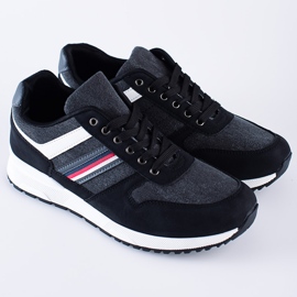 Comode scarpe sportive da uomo Shelovet nere nero 1