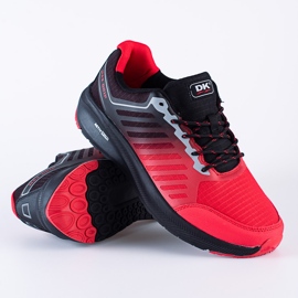 Scarpe sportive da uomo rosse DK nero rosso 1