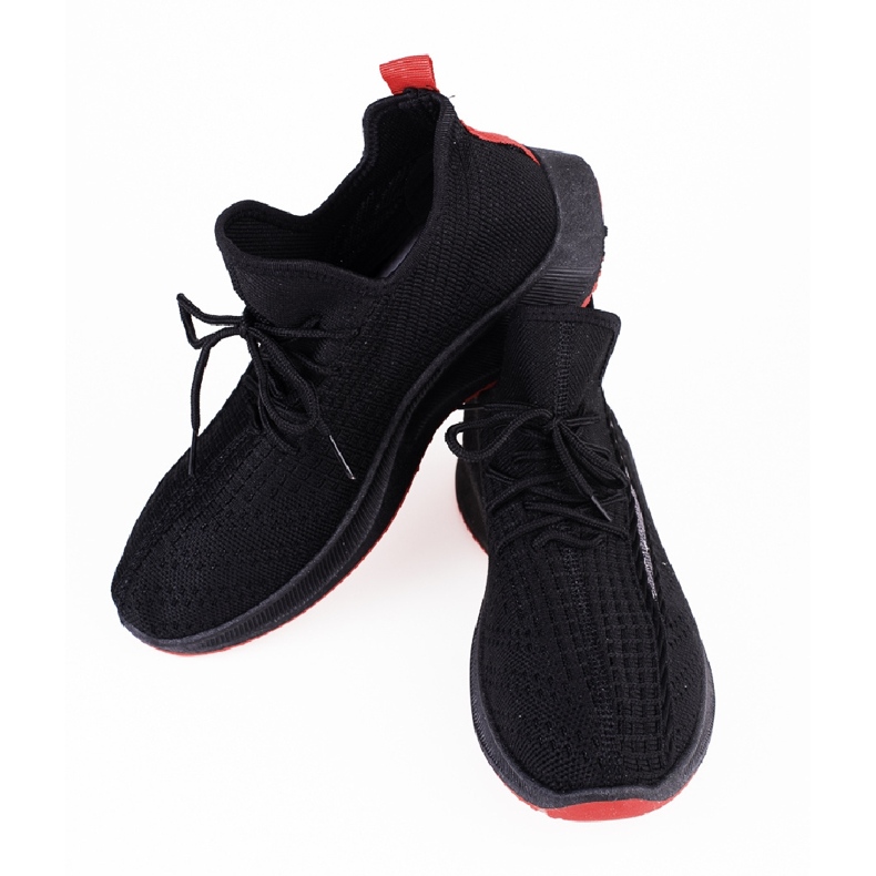 SHELOVET Scarpe sportive da uomo nere nero 2