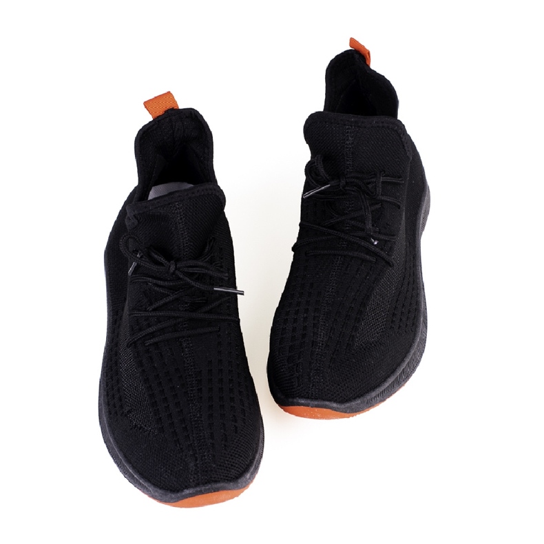 SHELOVET Scarpe da fitness da uomo nere nero rosso 1