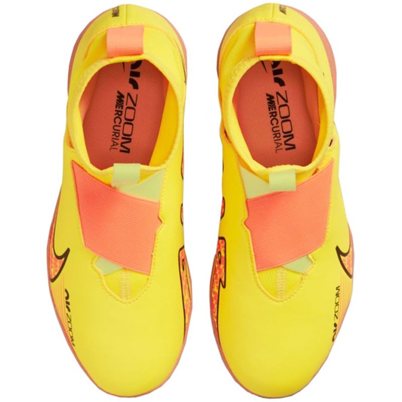 Scarpa da calcio Nike Zoom Mercurial Superfly 9 Academy Ic Jr DJ5615 780 giallo gialli 1