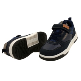 Scarpe sportive da ragazzo American Club ES95/22 blu navy 3