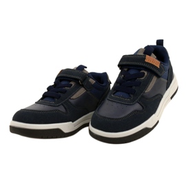 Scarpe sportive da ragazzo American Club ES95/22 blu navy 2