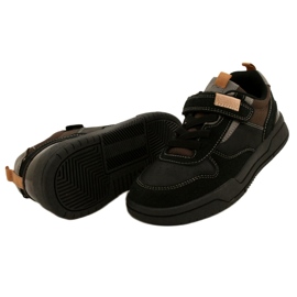 Scarpe sportive da ragazzo American Club ES95/22 nere nero 3