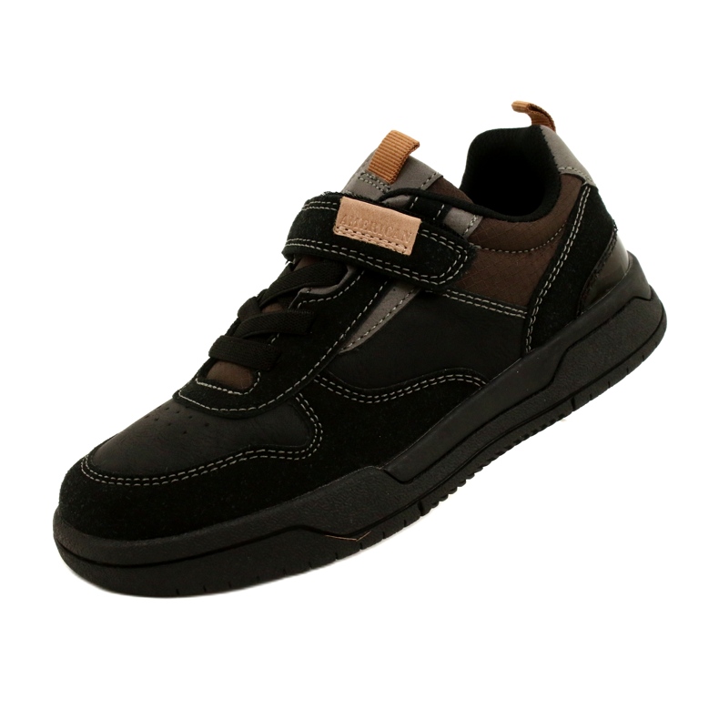 Scarpe sportive da ragazzo American Club ES95/22 nere nero 4
