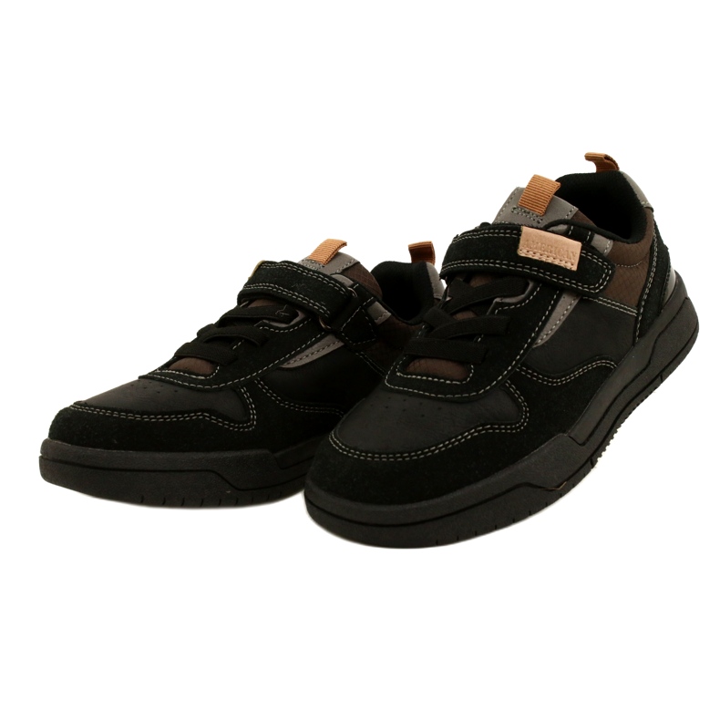 Scarpe sportive da ragazzo American Club ES95/22 nere nero 2
