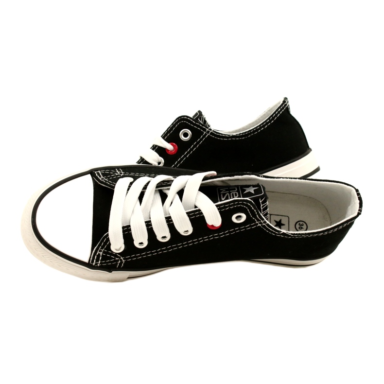 News Sneaker nere legate da donna 8SP30-4723 nero 5