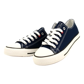 News Sneaker giovanili legati blu navy 8sp30-4723 4