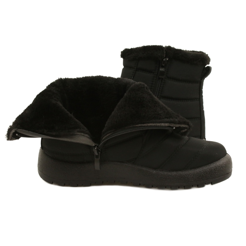 Evento Stivali da neve da donna resistente all'acqua nera nero 4
