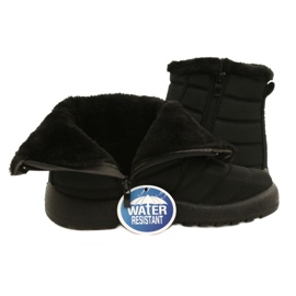 Evento Stivali da neve da donna resistente all'acqua nera nero 5