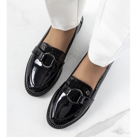 Scarpe Aveni laccate nere nero 1