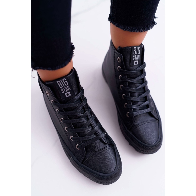 Sneakers da Donna Big Star High Warmed Nere EE274110 nero 2