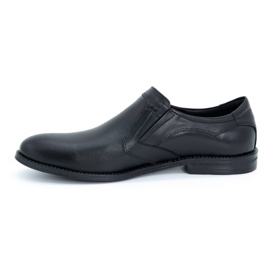 Olivier Eleganti scarpe da uomo in pelle 283LU nere nero 1