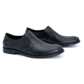 Olivier Eleganti scarpe da uomo in pelle 283LU nere nero 2