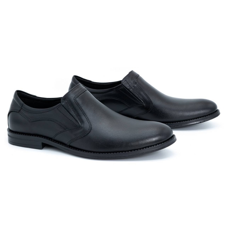 Olivier Eleganti scarpe da uomo in pelle 283LU nere nero 2