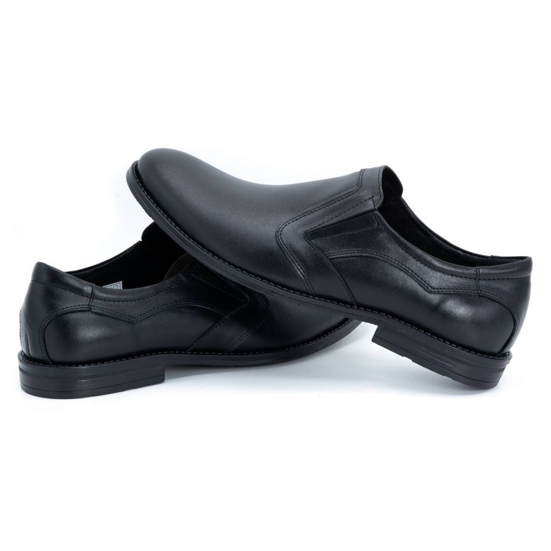 Olivier Eleganti scarpe da uomo in pelle 283LU nere nero 4