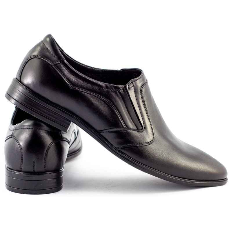 Olivier Slip-on da uomo formali 284 nere nero 3