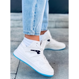 Scarpe da ginnastica alte Pall White bianca multicolore 1