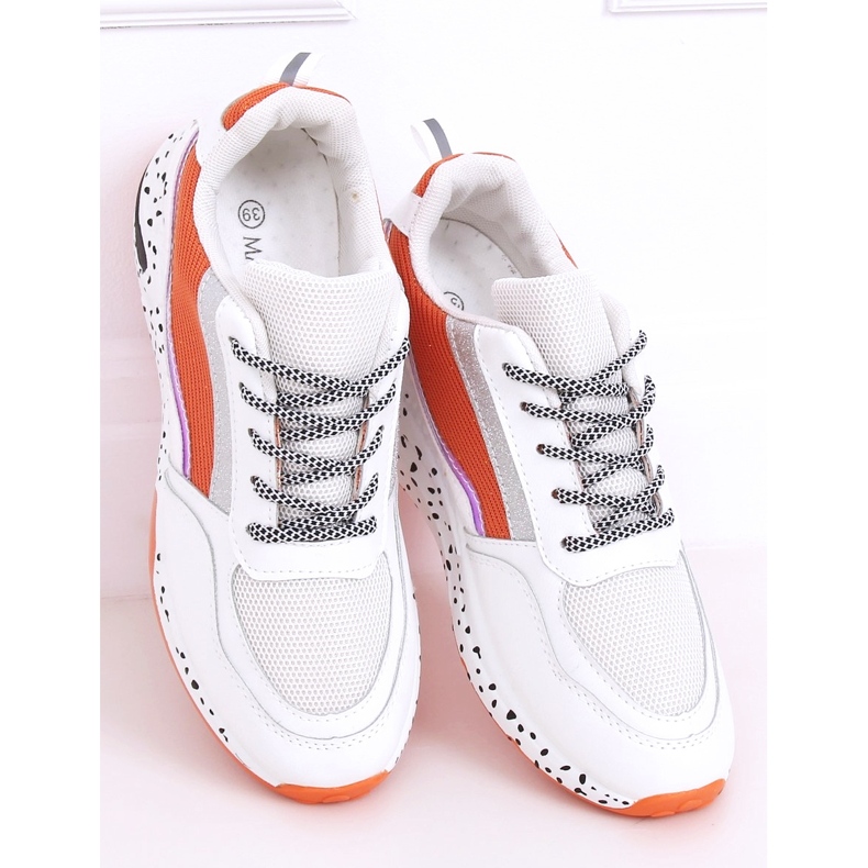Scarpe sportive da donna Milano Orange bianca multicolore 1