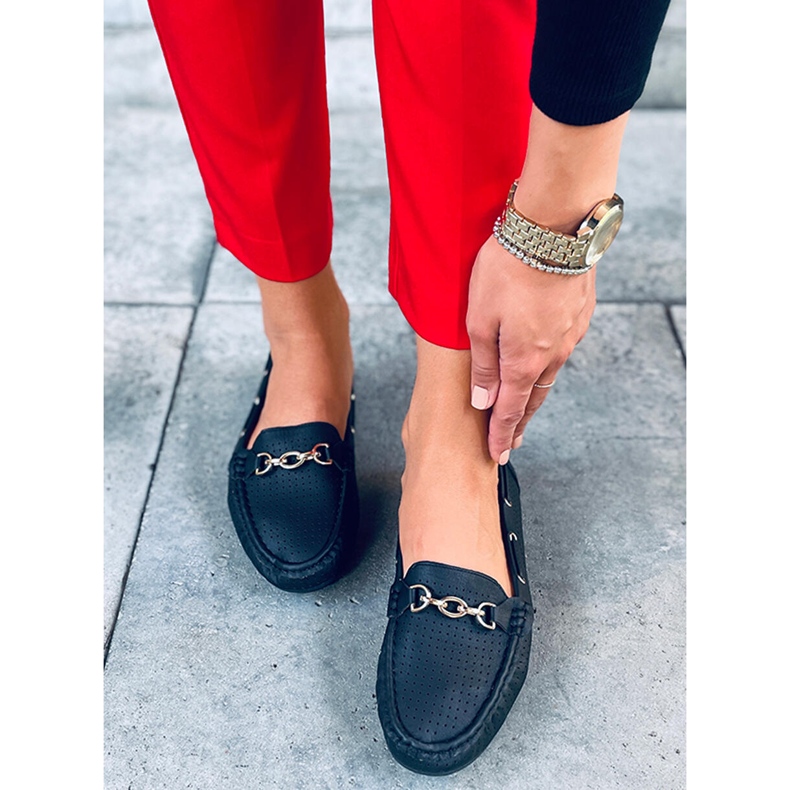 Mocassini da donna Nisa neri nero 1