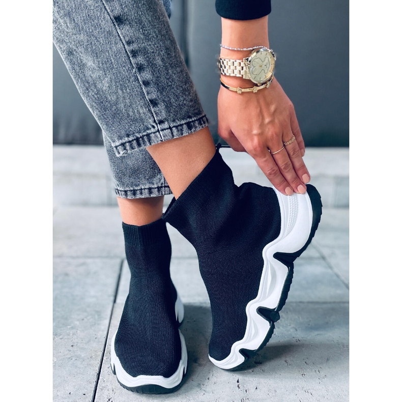 Scarpe a calzino Trumm Nero 1