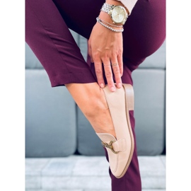 Mocassini da donna Jonna Khaki beige 1