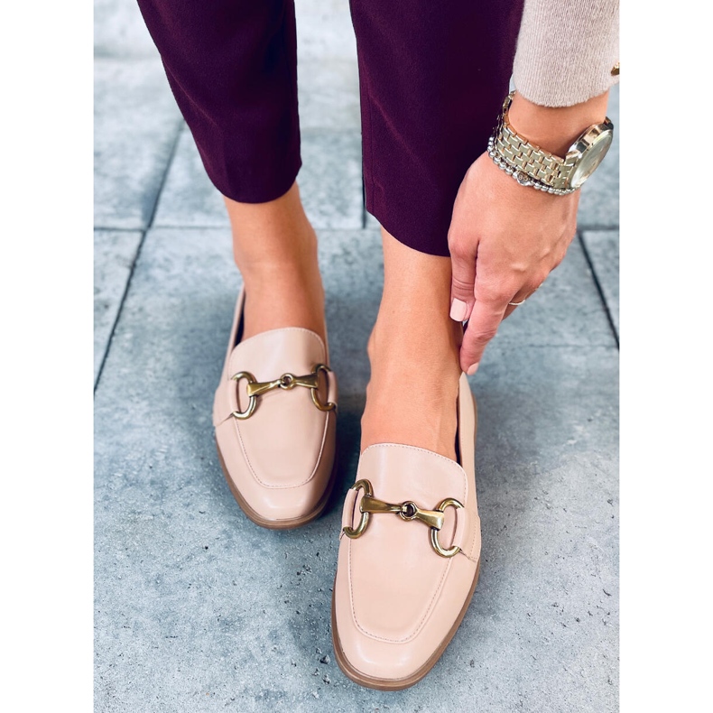 Mocassini da donna Jonna Khaki beige 2