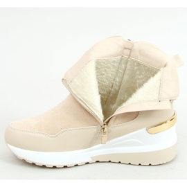 Stivali sulla suola sportiva Zazul Beige 1