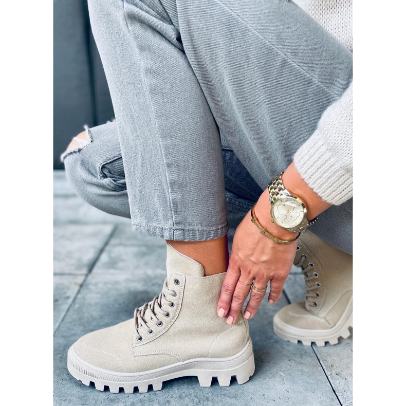 Sneakers alla caviglia da trekking Mariko Beige 1