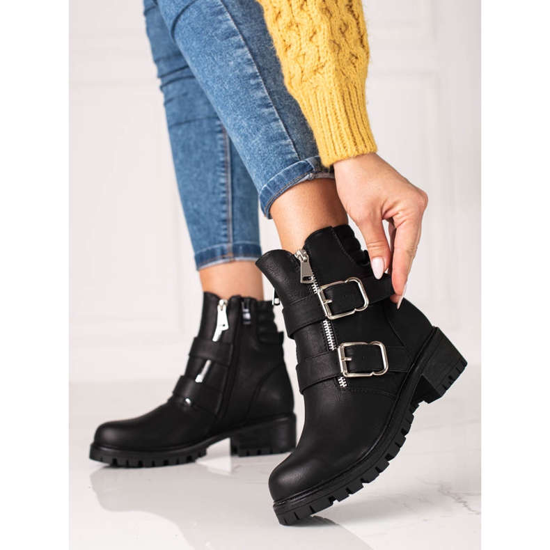 Borse da donna Shelovet nere con cerniere nero 1