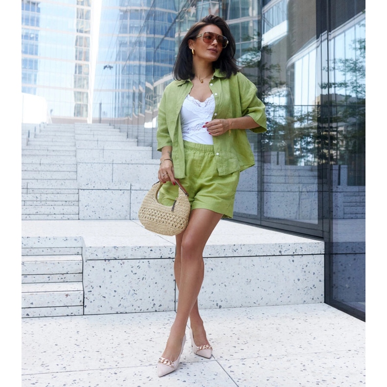 Décolleté beige sul palo Makka 1