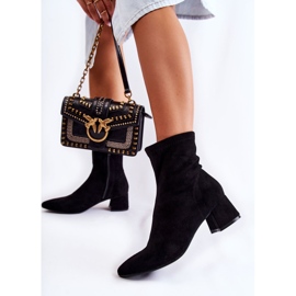 WD1 Stivali Alti Da Donna In Pelle Scamosciata Neri Gloriss nero 2