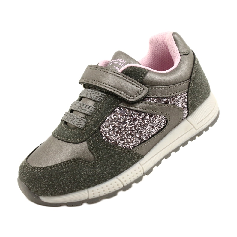 American Club ES40 Grey-Silver per bambini Scarpe sportive grigio 4