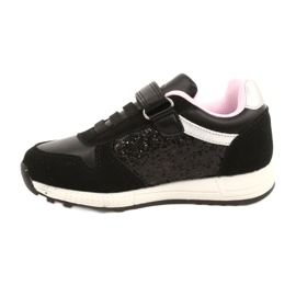 Scarpe per bambini sportivi American Club ES40 Black nero 1