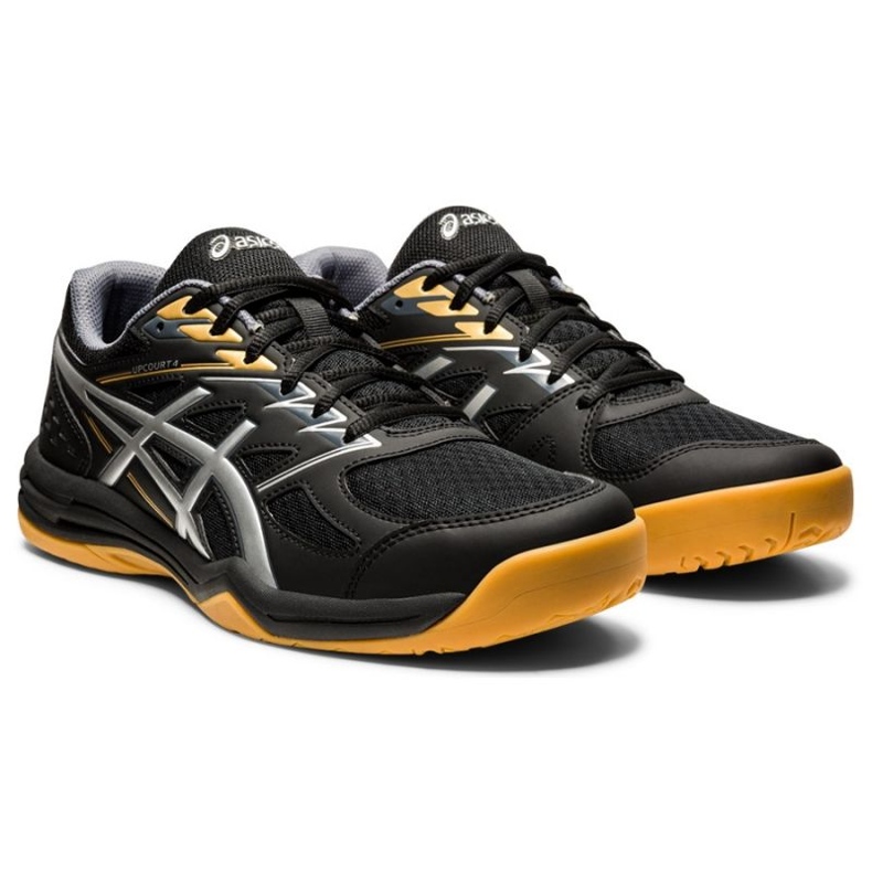 Asics Upcourt 4 1071A053-001 scarpe da pallavolo nero nero 2
