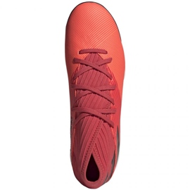 Scarpe da calcio Adidas Nemeziz 19.3 Tf M EH0286 rosso arance e rosse 1