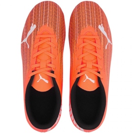 Scarpe da calcio Puma Ultra 4.1 Fg Ag Jr 106100-01 multicolore arance e rossi 1