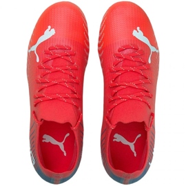 Scarpe da calcio Puma Ultra 2.3 Fg Ag Jr 106522 01 multicolore arance e rosse 1