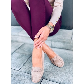 Mocassini Saga Khaki da donna beige 1