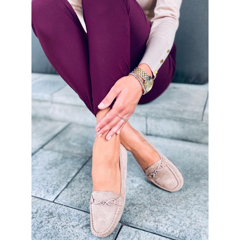 Mocassini Saga Khaki da donna beige 1