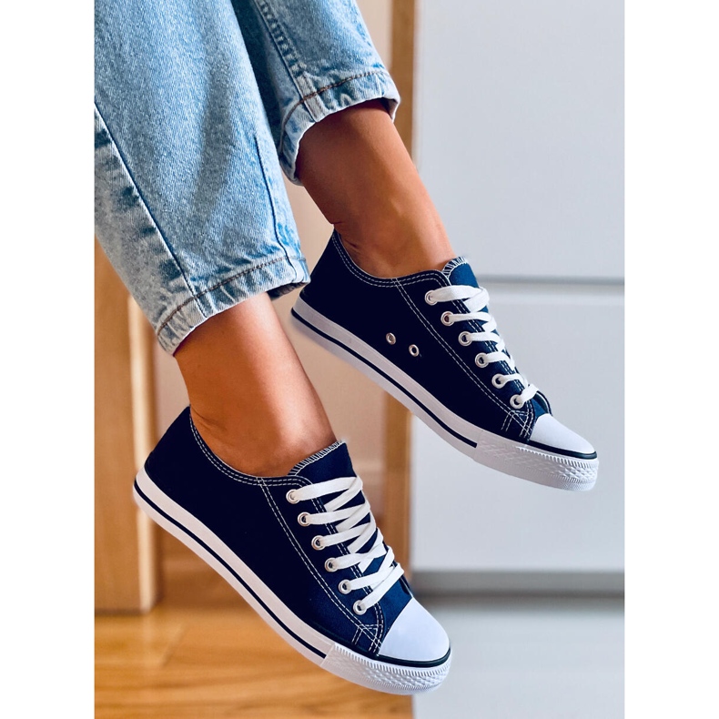 Sneaker classiche da donna Basic D.BLUE 1