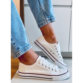 Sneakers classiche da donna Basic White bianca 2