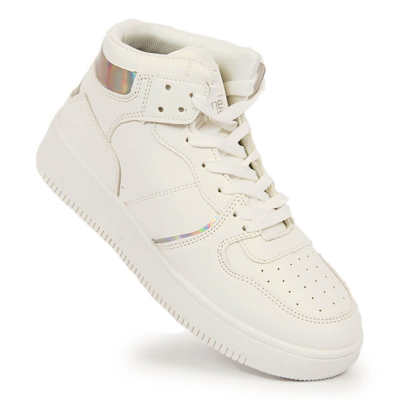 Scarpe sportive alte bianche NEWS bianco 1