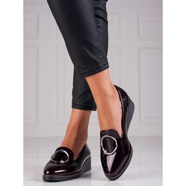 Scarpe laccate W. Potocki bordeaux rosso 1