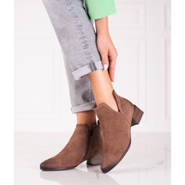 Stivali Vinceza in camoscio beige 1