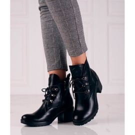 W. Potocki Scarpe con tacco Potocki da donna nere nero 1