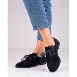 Eleganti scarpe stringate Shelovet nere nero 1
