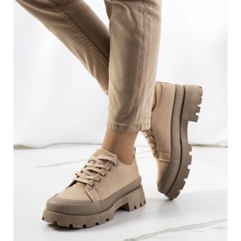 Scarpe Maryland da donna beige 1