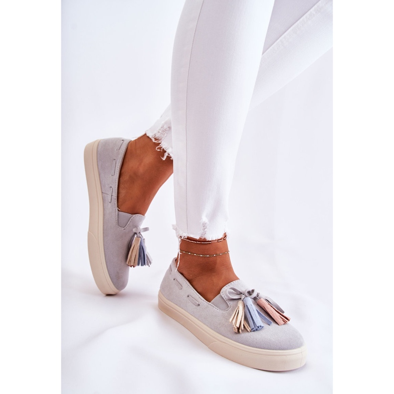 PS1 Sneakers da Donna Slip-On Grigio Venira 2