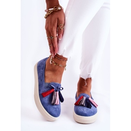 PS1 Sneakers da Donna Slip-On Blu Venira 1